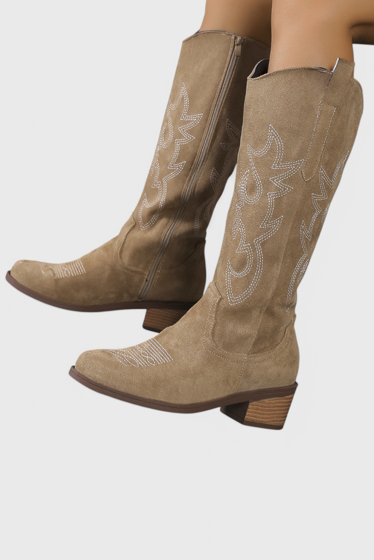 Elka Western-Cowboystiefel aus Wildleder