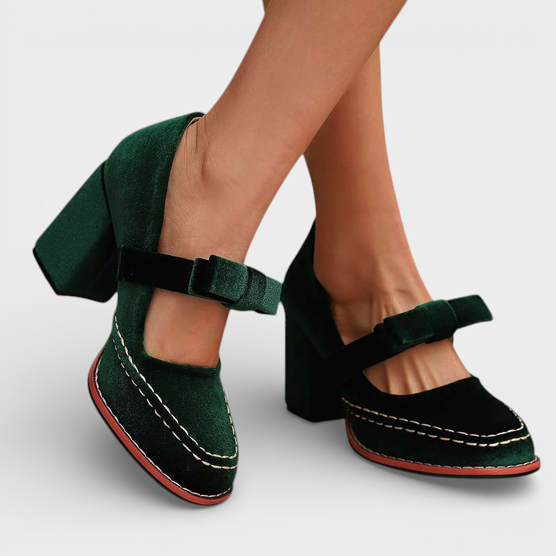 Alessia | Samtslipper