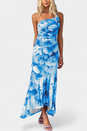 Abigail – Langärmeliges florales Damenkleid aus Blumen-Mesh – Ansicht 10