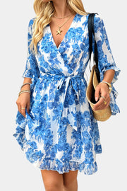 Besa – Florales Minikleid für Damen mit Print – Ansicht 6