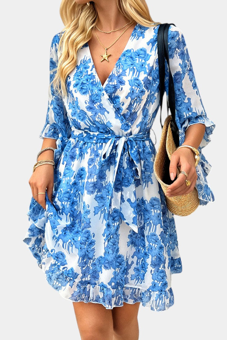 Besa Mini-Kleid mit Blumenmuster