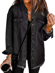 Roxane – Klassische Jeansjacke für Damen – Ansicht 3