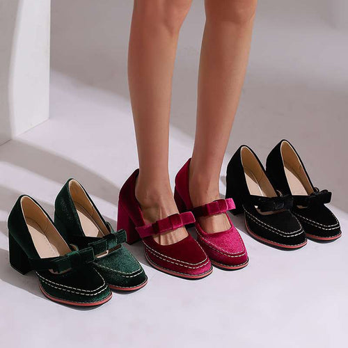 Alessia | Samtslipper