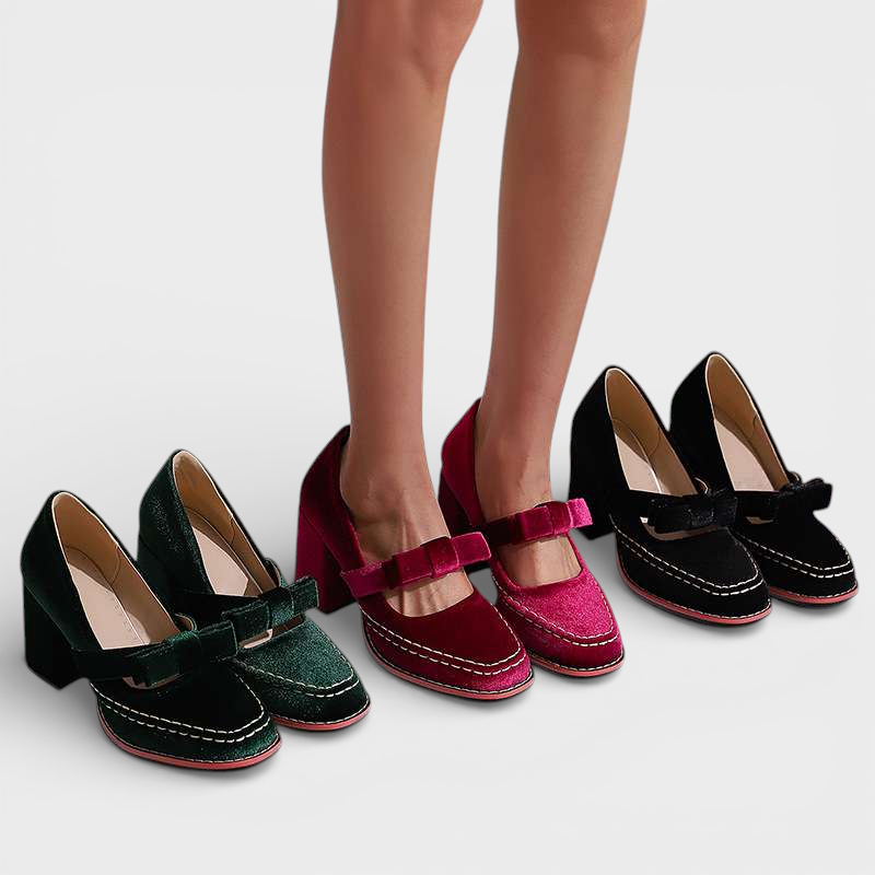 Alessia | Samtslipper