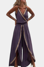 Donatella – Damen-Jumpsuit mit goldenen Details – Ansicht 6