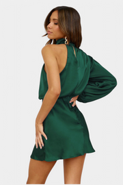 Mara – Drapiertes One-Shoulder-Minikleid für Damen – Ansicht 11