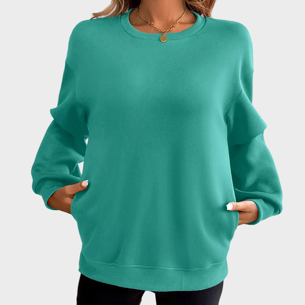 Haniel – Lässiges Damen-Sweatshirt aus Baumwollmischgewebe – Ansicht 5