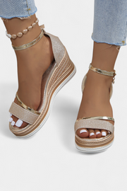 Orthopädische Damen-Keilsandalen Corinne mit Plateau – Ansicht 4