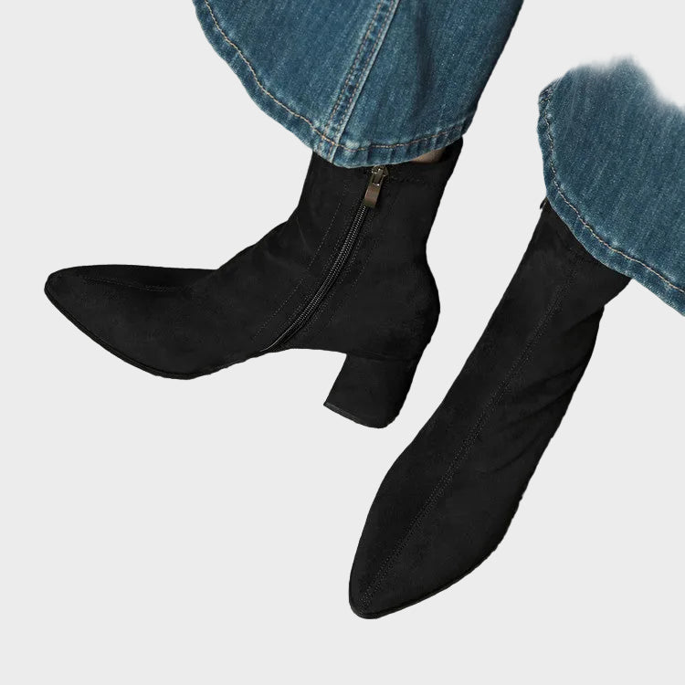 Damen-Stiefel Alora aus echtem Wildleder – Ansicht 10