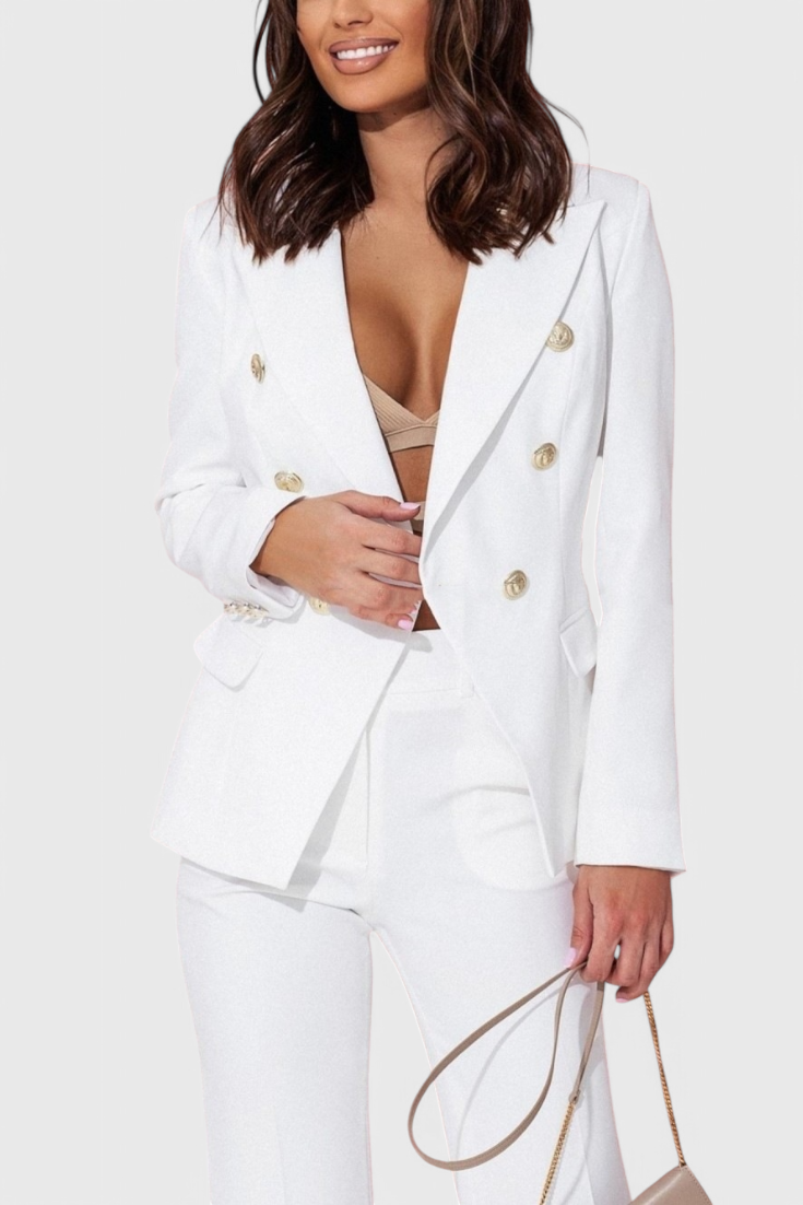 Elegantes Blazer- und Hosen-Set von Rosalin