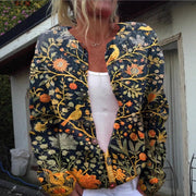 Chloe – Strickjacke für Damen mit Vintage-Blumenmuster – Ansicht 5