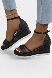 Orthopädische Damen-Keilsandalen Corinne mit Plateau – Ansicht 13