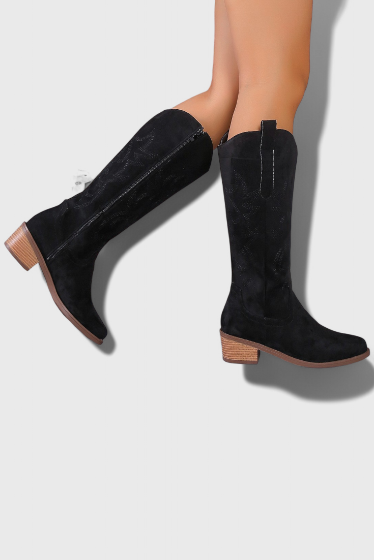 Elka Western-Cowboystiefel aus Wildleder