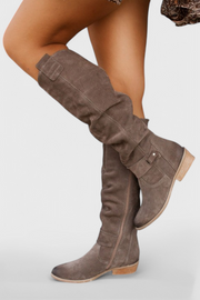 Celine – Hohe Damenstiefel im Retro-Stil – Ansicht 5