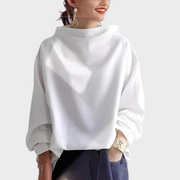 Elly – Stricktop für Damen mit hohem Kragen – Ansicht 3