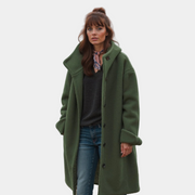 Élodie – Stilvoller bequemer Wintermantel für Damen mit Taschen