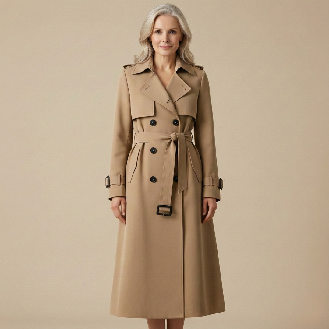 Zeitloser Trenchcoat für Damen – Ansicht 2