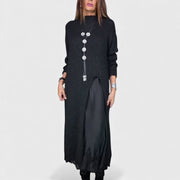 Laluna – Elegantes Set aus Strickpullover und Kleid