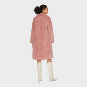 Delaney – Oversized lange Damen-Sherpa-Fleecejacke – Ansicht 8