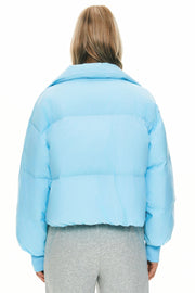 Dela – Kurzer Oversize-Daunenmantel für Damen – Ansicht 67
