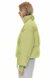 Dela – Kurzer Oversize-Daunenmantel für Damen – Ansicht 53