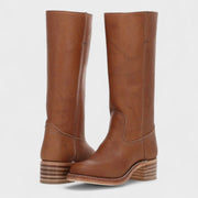 Klassische hohe Reitstiefel für Damen – Ansicht 5