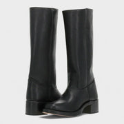 Klassische hohe Reitstiefel für Damen – Ansicht 2