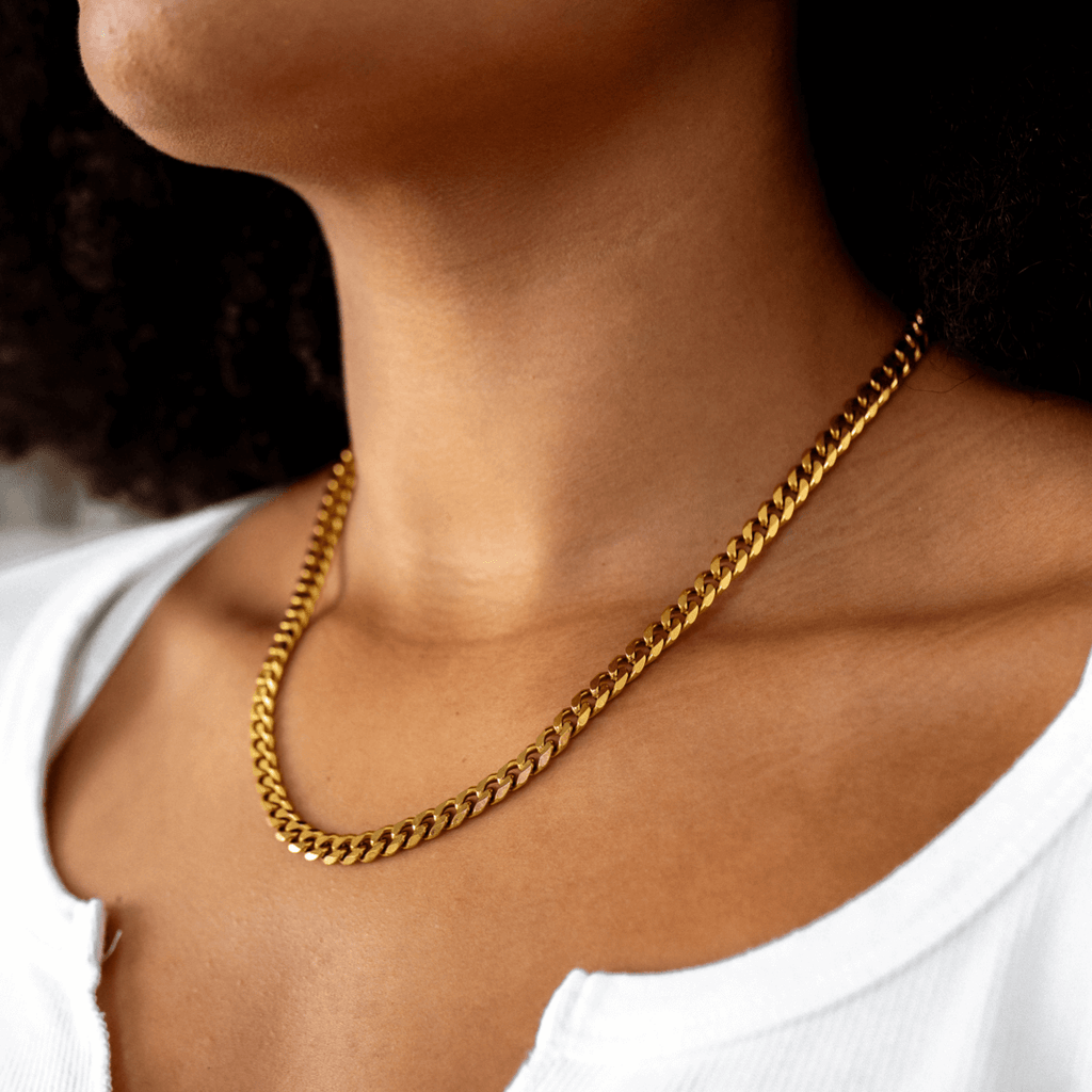 Goldkette im kubanischen Stil