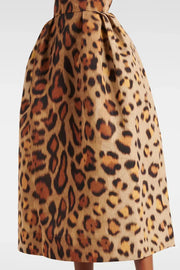 Tiana – Midikleid für Damen mit Bustier und Leopardenmuster – Ansicht 4