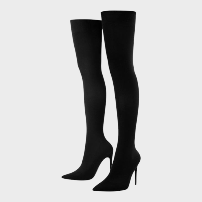 Damen-Overknee-Stiefel Naomi mit spitzer Zehenpartie – Ansicht 5