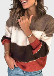 Bequemer Strickrollkragenpullover für Damen – Ansicht 6