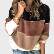 Bequemer Strickrollkragenpullover für Damen