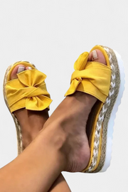 Damen-Plateausandalen Cveta mit Schleife – Ansicht 5