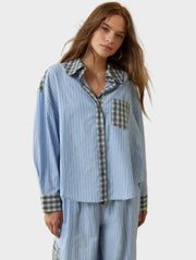Sarah – Damen-Pyjama-Set mit Oberteil und Hose – Ansicht 5