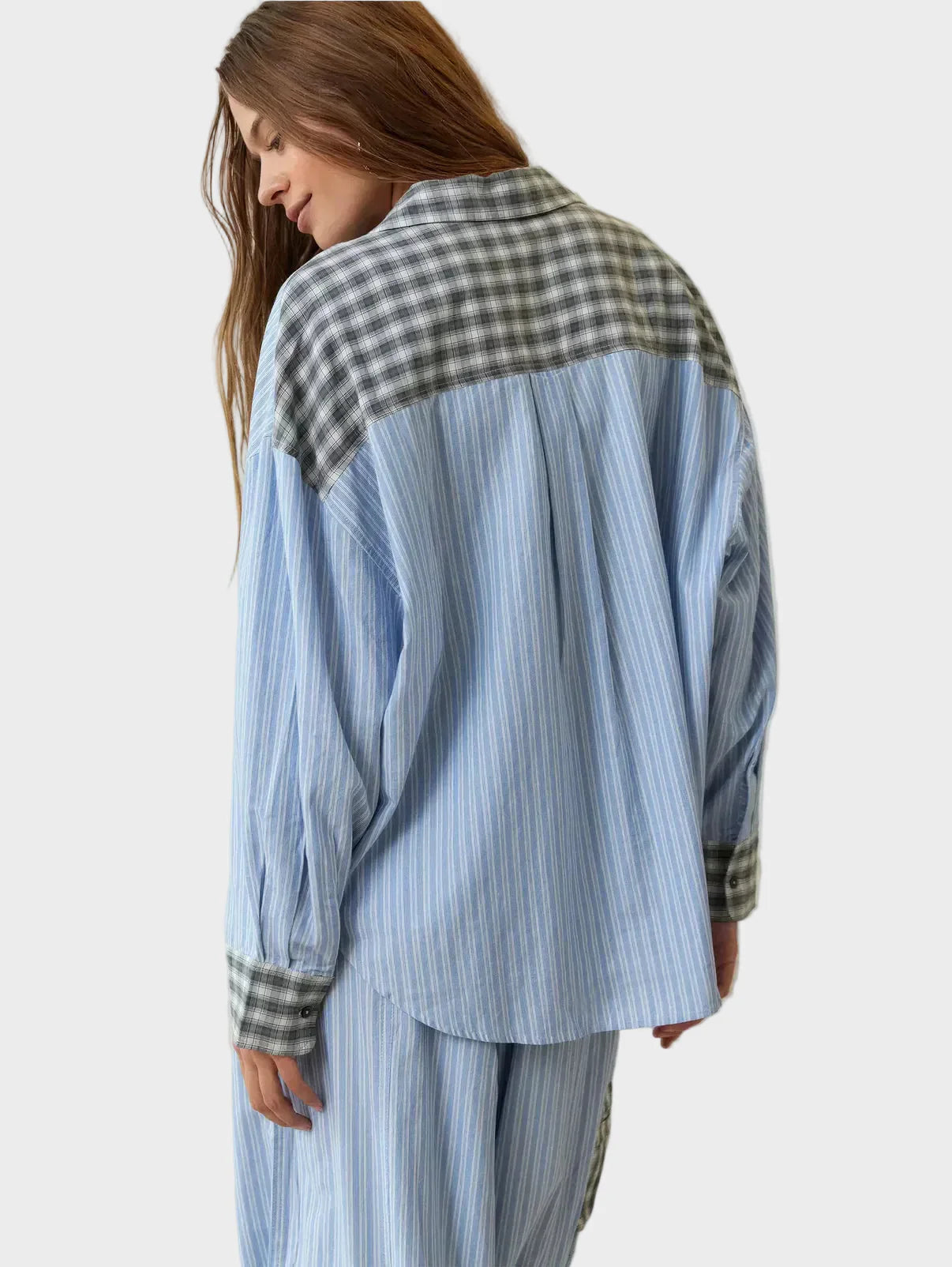 Sarah – Damen-Pyjama-Set mit Oberteil und Hose – Ansicht 6