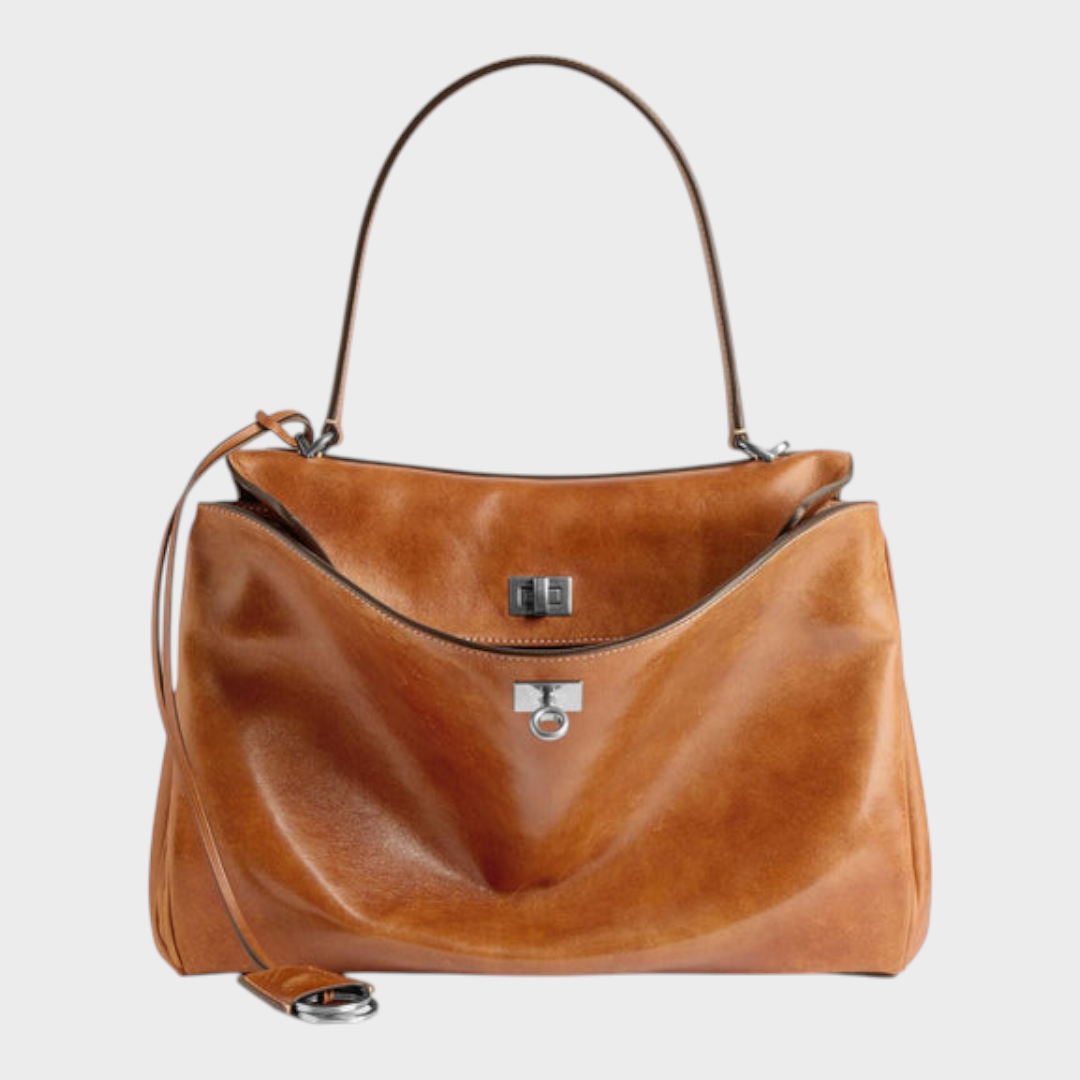 Libby – Minimalistische Luxus-Handtasche aus weichem Leder – Ansicht 10