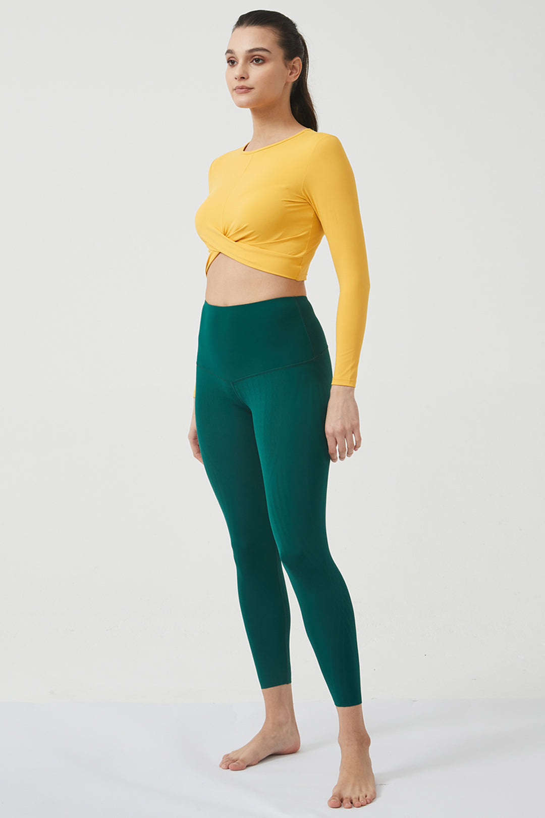Damen-Leggings mit hohem Bund und formender Wirkung – Ansicht 2
