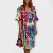 Ulla – Elegantes lässiges Sommerkleid für Damen – Ansicht 3