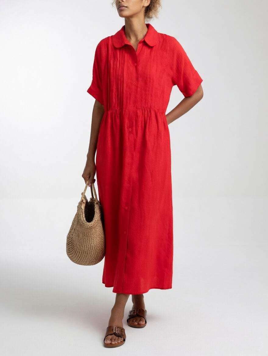 Christel | Luftiges Sommer-Hemdblusenkleid