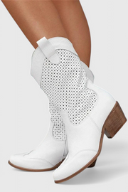 Anna – Denim-Cowboystiefel für Damen mit seitlichem Reißverschluss – Ansicht 2
