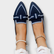 Flache Damenschuhe mit Knotendesign – Ansicht 2