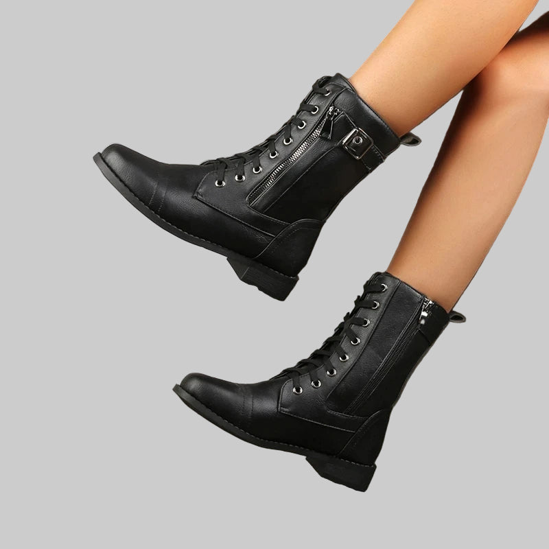 Ellery – Schnürstiefeletten für Damen im Combat-Stil – Ansicht 3