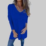 Jynae – Bequemes Oversize-Top für Damen mit V-Ausschnitt – Ansicht 4