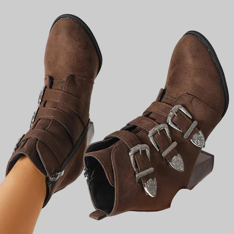 Savanna – Stiefeletten für Damen mit drei Riemen – Ansicht 4