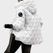 Lunara – Warme leichte Stepp-Winterjacke für Damen mit Kapuze – Ansicht 3