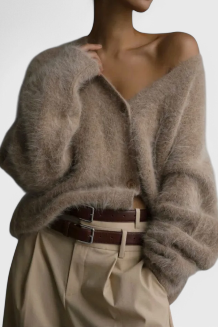 Damen-Strickjacke Daniela aus Kaschmir-Mix – Ansicht 2