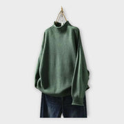 Strickpullover für Damen mit hohem Kragen – Ansicht 2