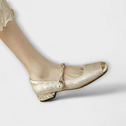 Loki – Damen-Loafer mit niedrigem Absatz und Perlen – Ansicht 2