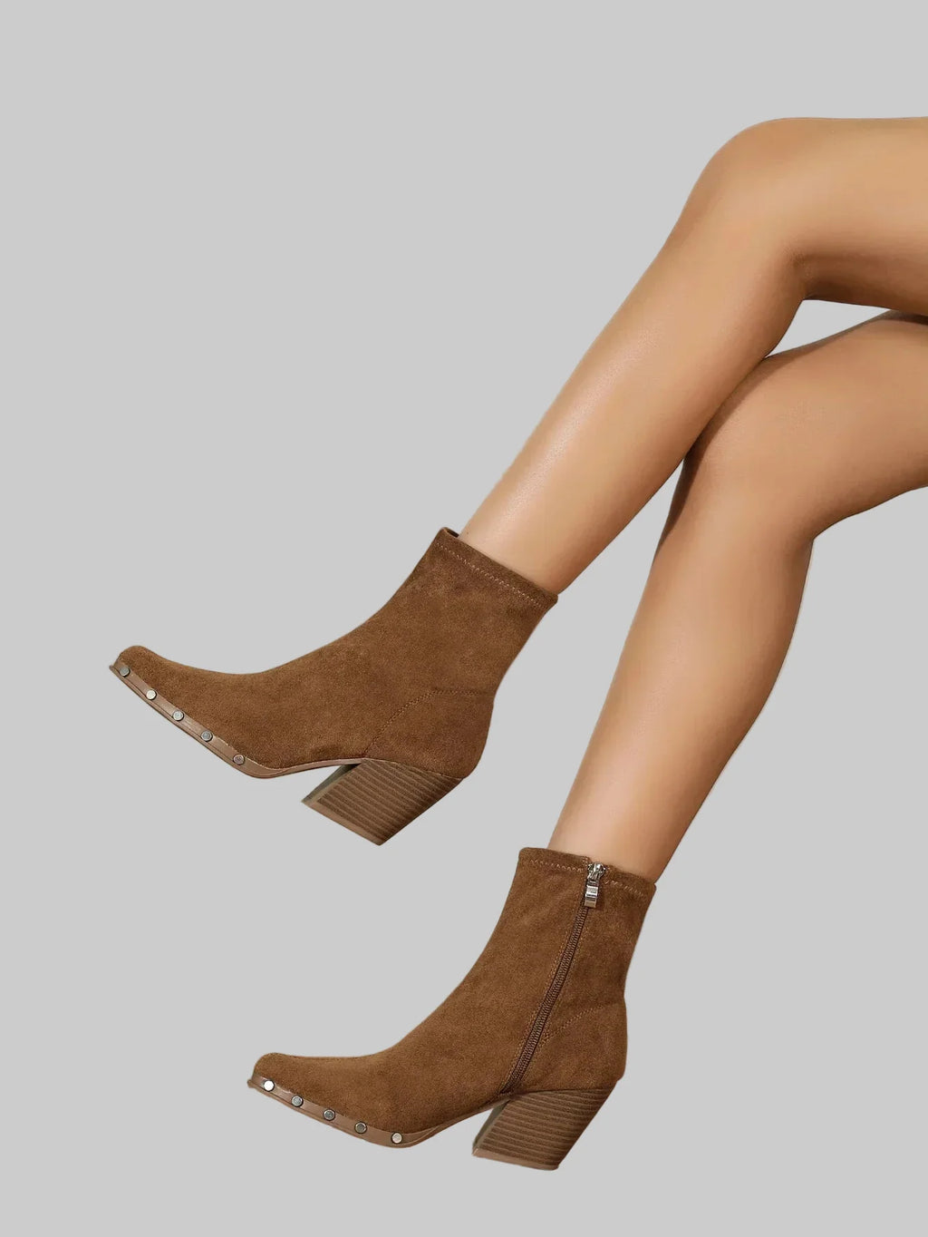 Portia Stiefel mit klobigem Absatz
