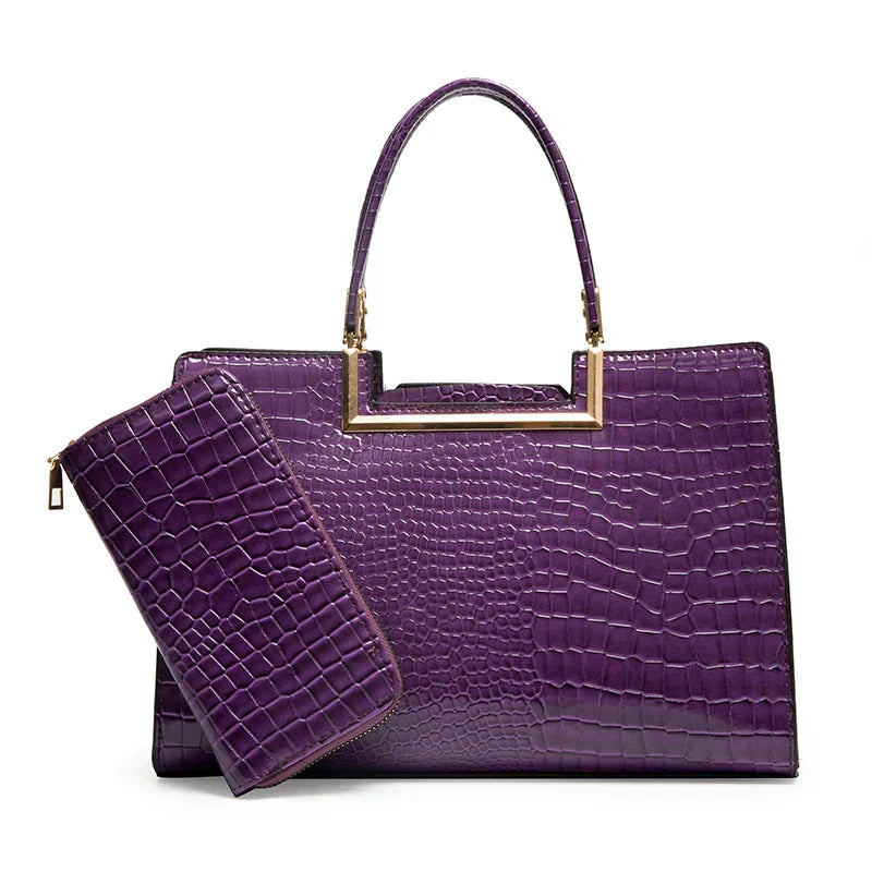 Beth – Ledertaschen- und Portemonnaie-Set für Damen – Ansicht 11